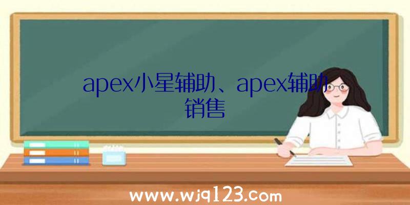 apex小星辅助、apex辅助销售