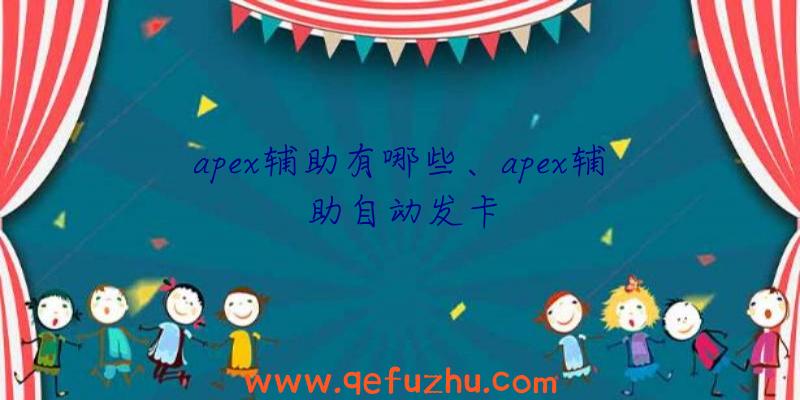 apex辅助有哪些、apex辅助自动发卡