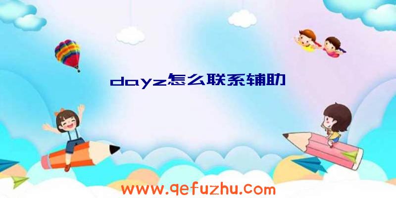dayz怎么联系辅助