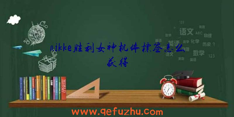 nikke胜利女神机体标签怎么获得