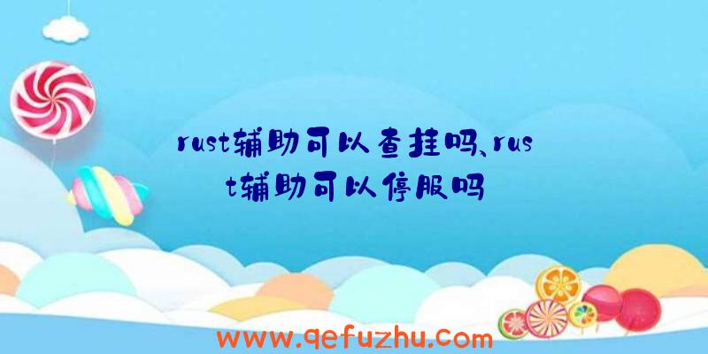 rust辅助可以查挂吗、rust辅助可以停服吗