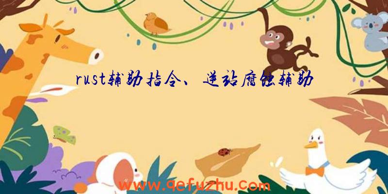 rust辅助指令、逆站腐蚀辅助