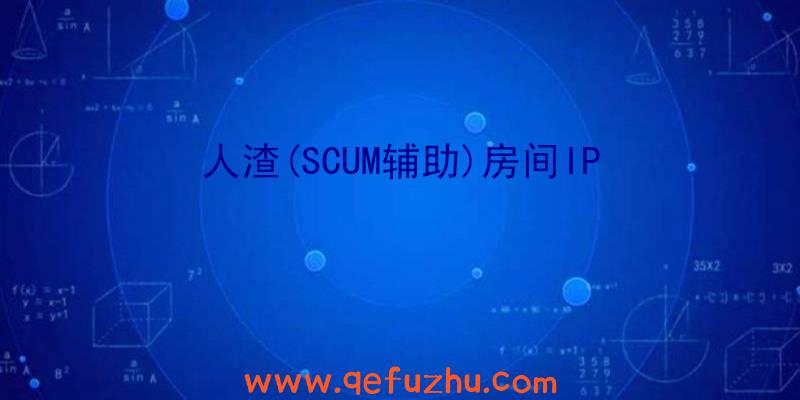 人渣(SCUM辅助)房间IP