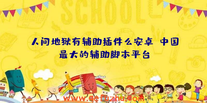 人间地狱有辅助插件么安卓、中国最大的辅助脚本平台