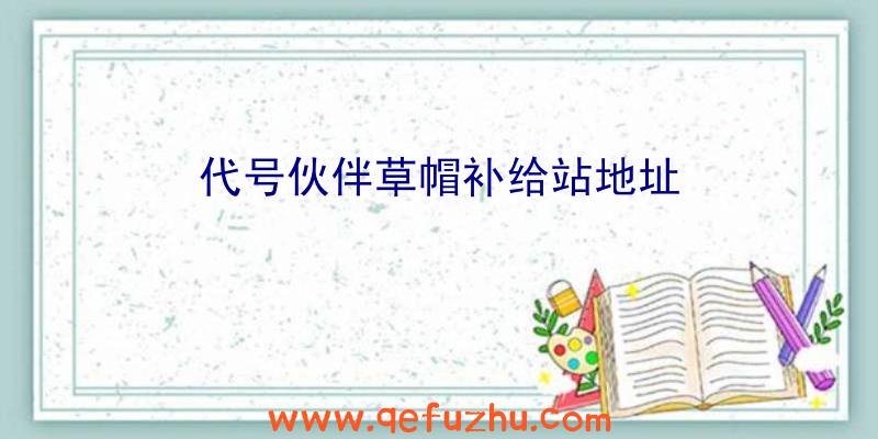 代号伙伴草帽补给站地址