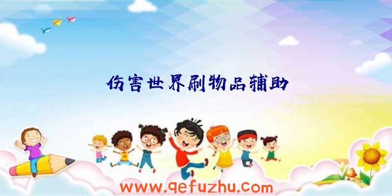 伤害世界刷物品辅助
