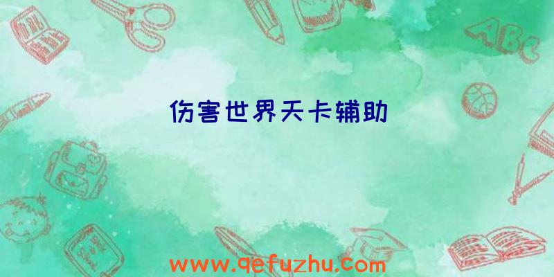 伤害世界天卡辅助