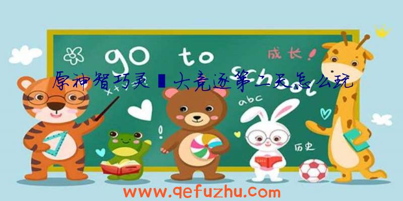 原神智巧灵蕈大竞逐第二天怎么玩