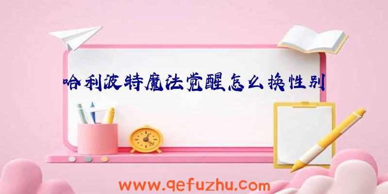 哈利波特魔法觉醒怎么换性别