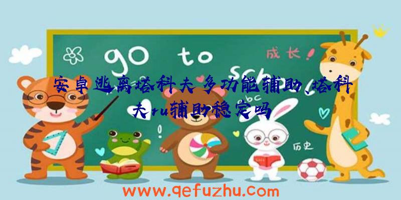 安卓逃离塔科夫多功能辅助、塔科夫ru辅助稳定吗