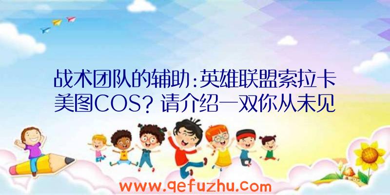 战术团队的辅助:英雄联盟索拉卡美图COS？请介绍一双你从未见