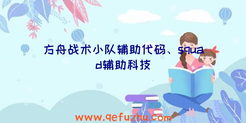 方舟战术小队辅助代码、squad辅助科技