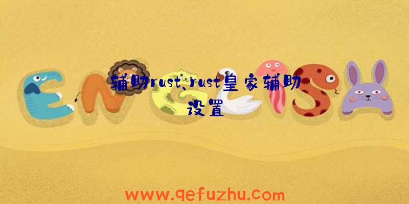 辅助rust、rust皇家辅助设置