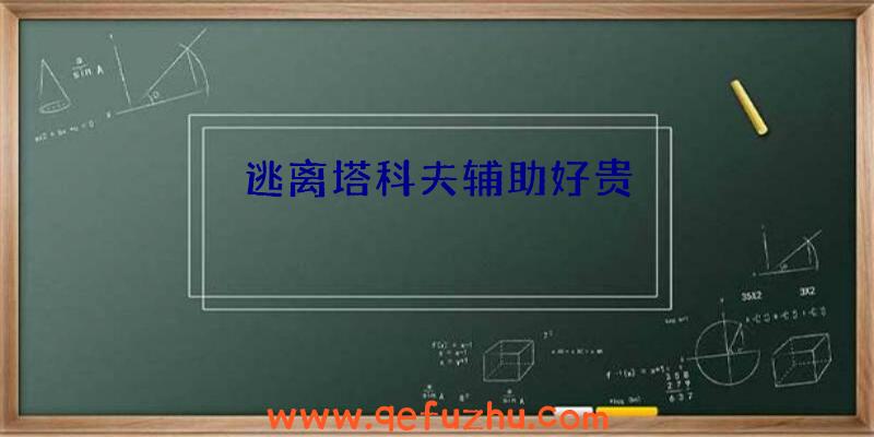 逃离塔科夫辅助好贵