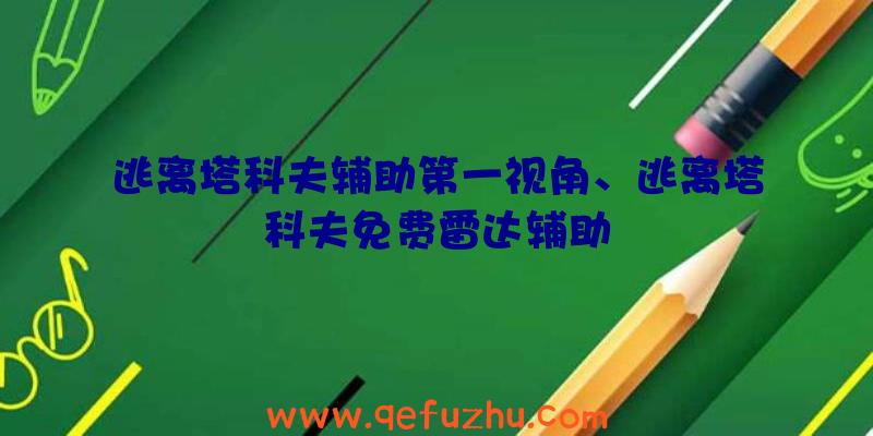 逃离塔科夫辅助第一视角、逃离塔科夫免费雷达辅助