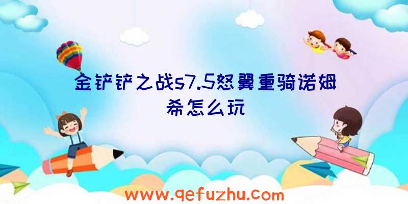 金铲铲之战s7.5怒翼重骑诺姆希怎么玩
