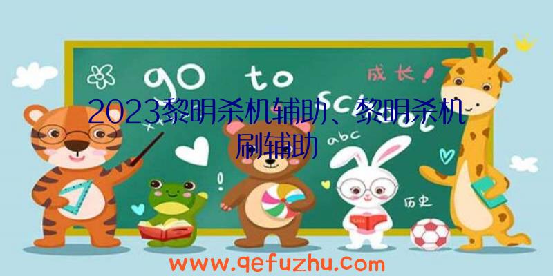 2023黎明杀机辅助、黎明杀机刷辅助