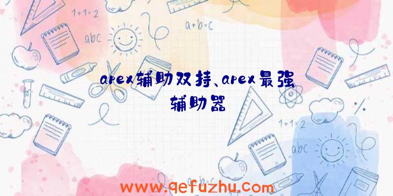 apex辅助双持、apex最强辅助器