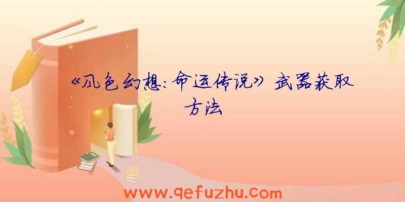 《风色幻想：命运传说》武器获取方法