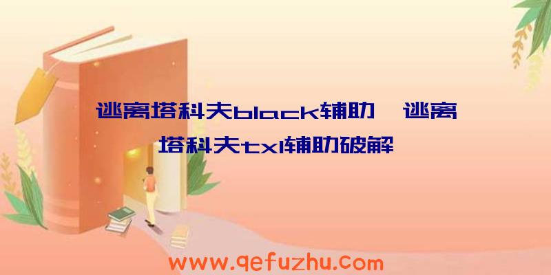 逃离塔科夫black辅助、逃离塔科夫txl辅助破解