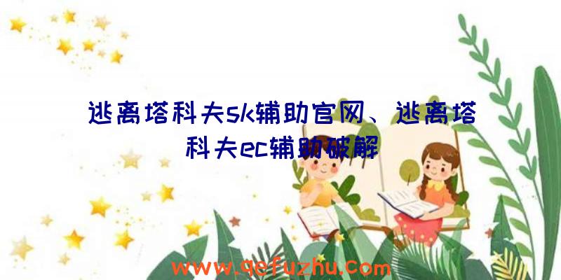 逃离塔科夫sk辅助官网、逃离塔科夫ec辅助破解
