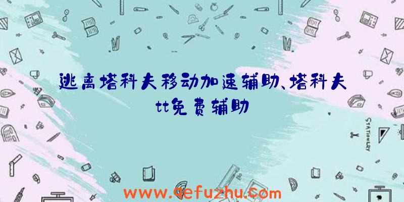 逃离塔科夫移动加速辅助、塔科夫tt免费辅助