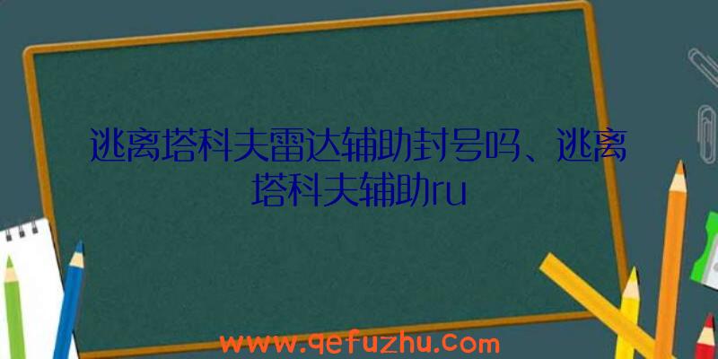逃离塔科夫雷达辅助封号吗、逃离塔科夫辅助ru